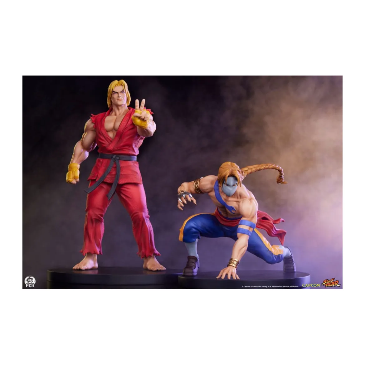 PCS - Street Fighter: Street Jam - Ken & Vega 1:10 Scale Statue Set