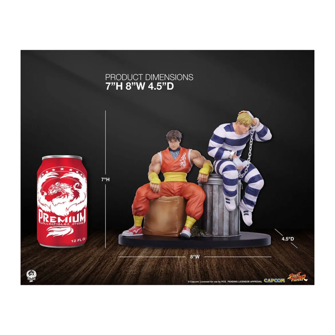 PCS - Street Fighter: Street Jam - Cody & Guy 1:10 Scale Statue Set