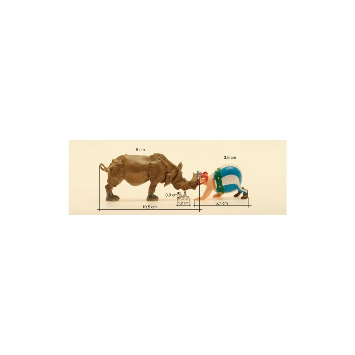 Pixi - Astérix et Obélix - Obélix nez à nez avec le rhinocéros