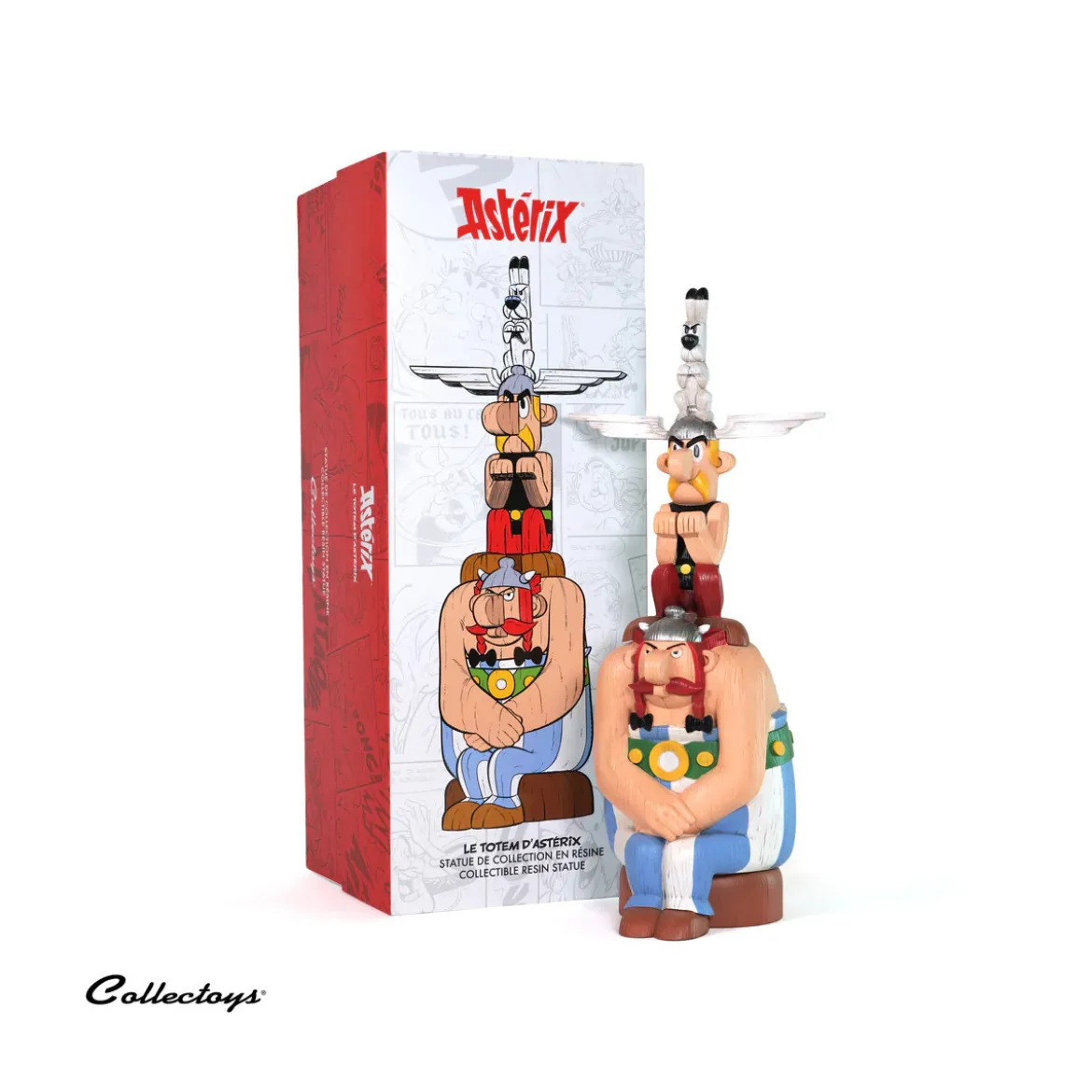 Plastoy - Collectoys Statue resine Le Totem d'Astérix