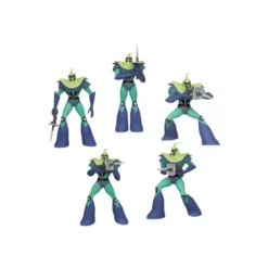 Plastoy - GOLDORAK - Pack 5 Figurines Soldat de Vega - Vegan Soldiers
