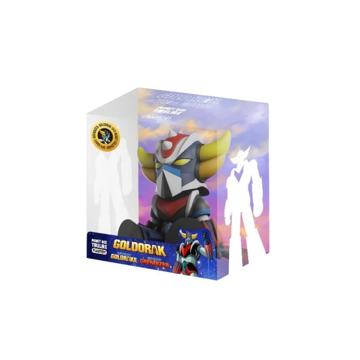 Plastoy - GOLDORAK - Tirelire Goldorak assis - Sitting Grendizer Bank