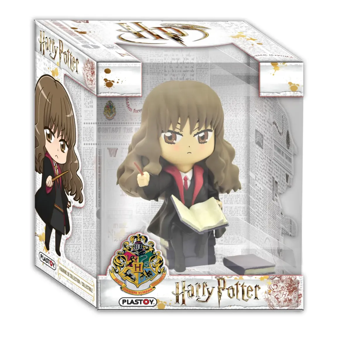 Plastoy - HARRY POTTER - FIGURINE HERMIONE GRANGER ETUDIANT UN SORT - 15cm