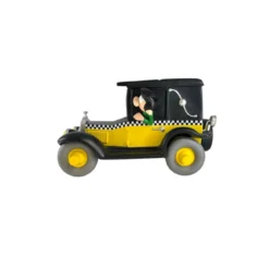 Plastoy Tirelire Gaston Lagaffe - Gaston Lagaffe et son Taxi Fiat 509