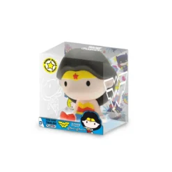 Plastoy Tirelire - Justice League Chibi PVC - Wonder Woman - 15 cm