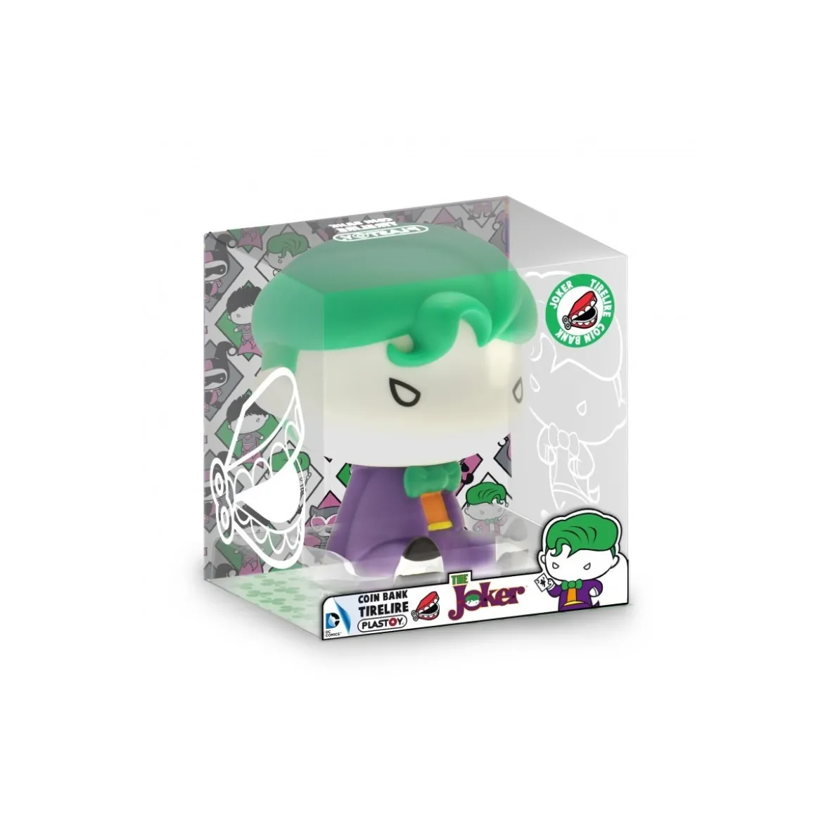 Plastoy Tirelire - Justice League Chibi PVC - The Joker - 15 cm