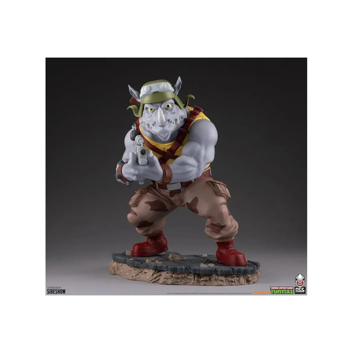 Premium Collectibles Studio PCS - Rocksteady 1/4 Statue - Teenage Mutant Ninja Turtles TMNT