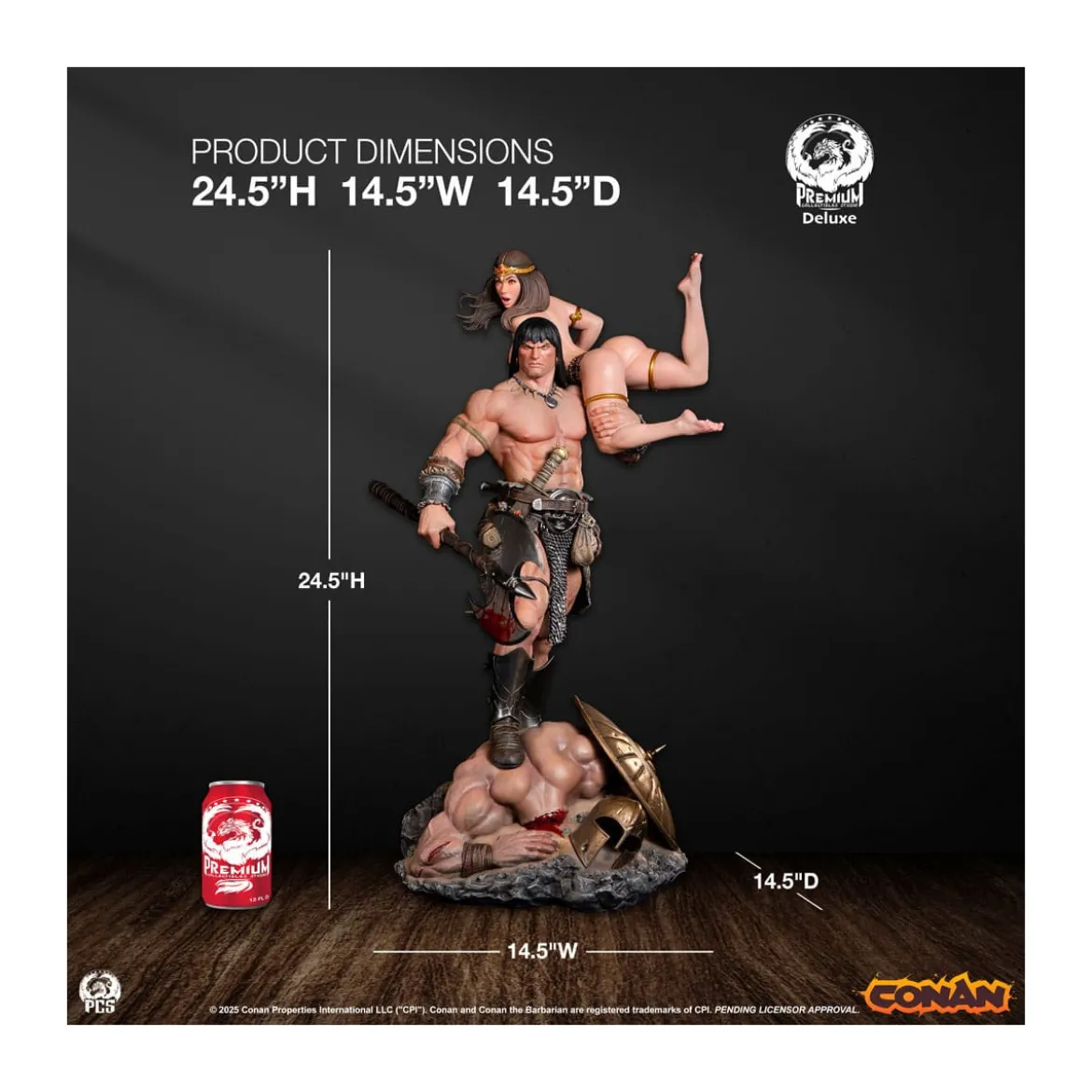 Premium Collectibles Studio PCS - Conan le Barbare Deluxe Edition 1/4