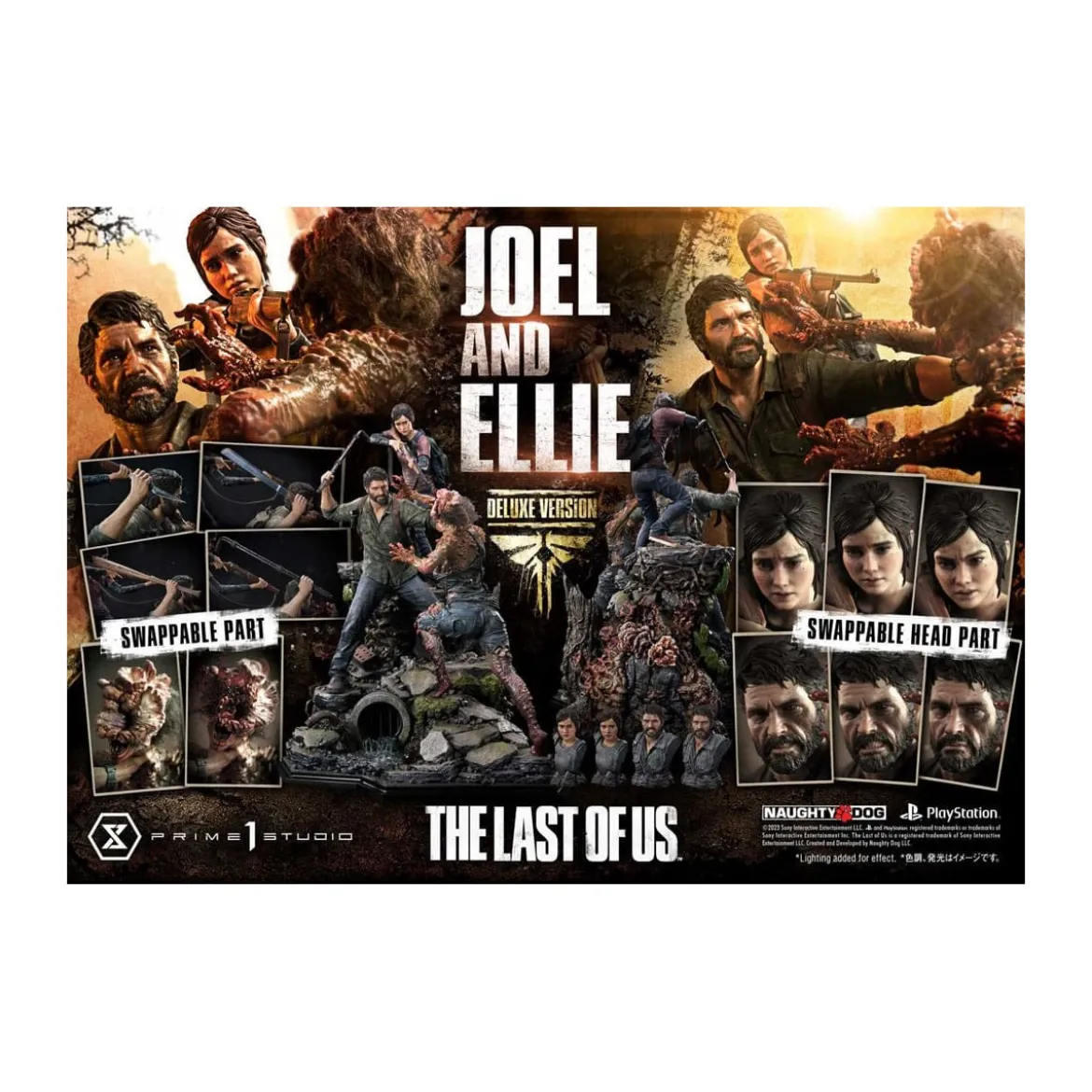 Prime 1 - Joel & Ellie Deluxe Bonus Version (The Last of Us Part I) 1/4 Ultimate Premium Masterline Series