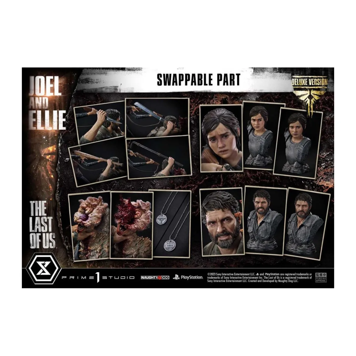 Prime 1 - Joel & Ellie Deluxe Bonus Version (The Last of Us Part I) 1/4 Ultimate Premium Masterline Series