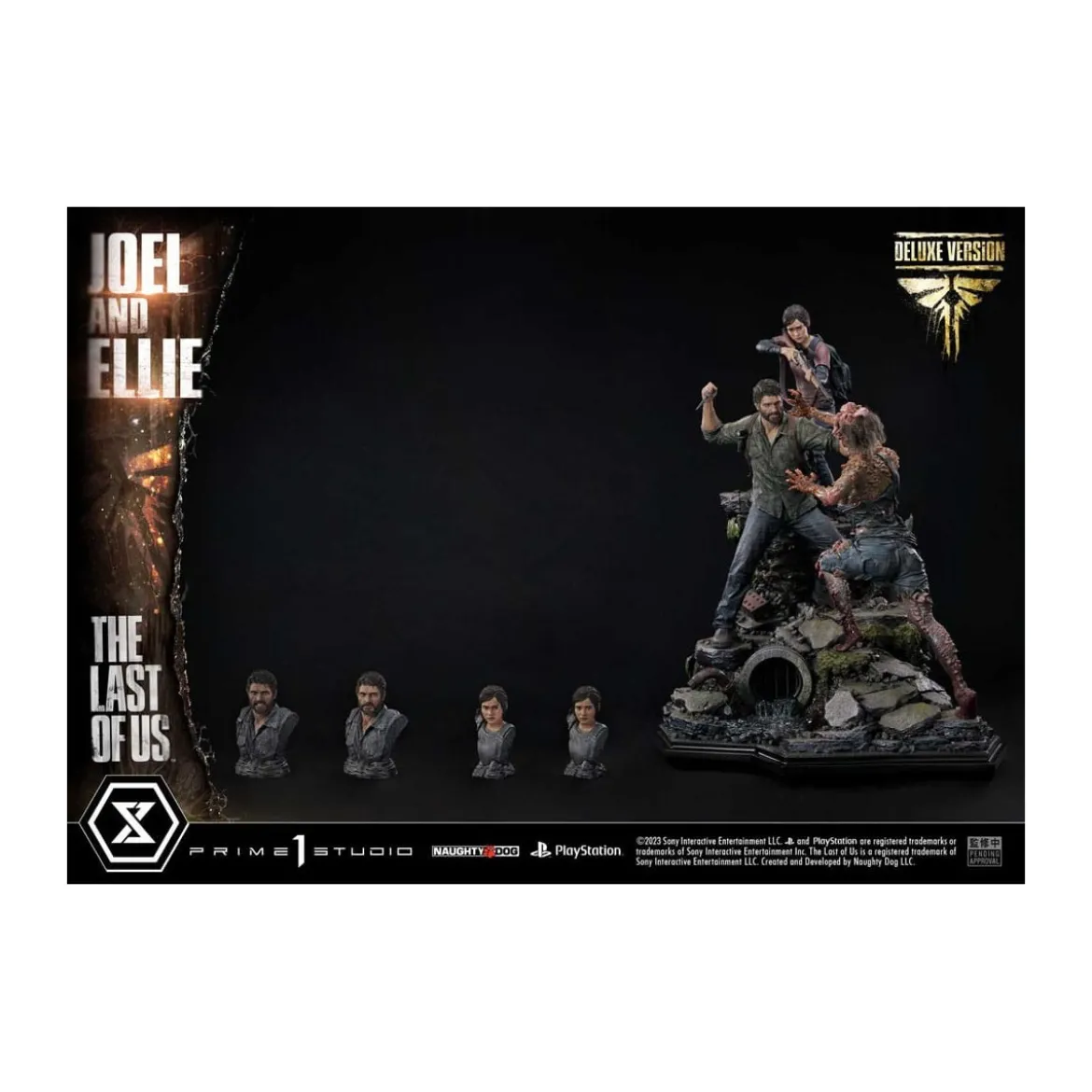 Prime 1 - Joel & Ellie Deluxe Bonus Version (The Last of Us Part I) 1/4 Ultimate Premium Masterline Series