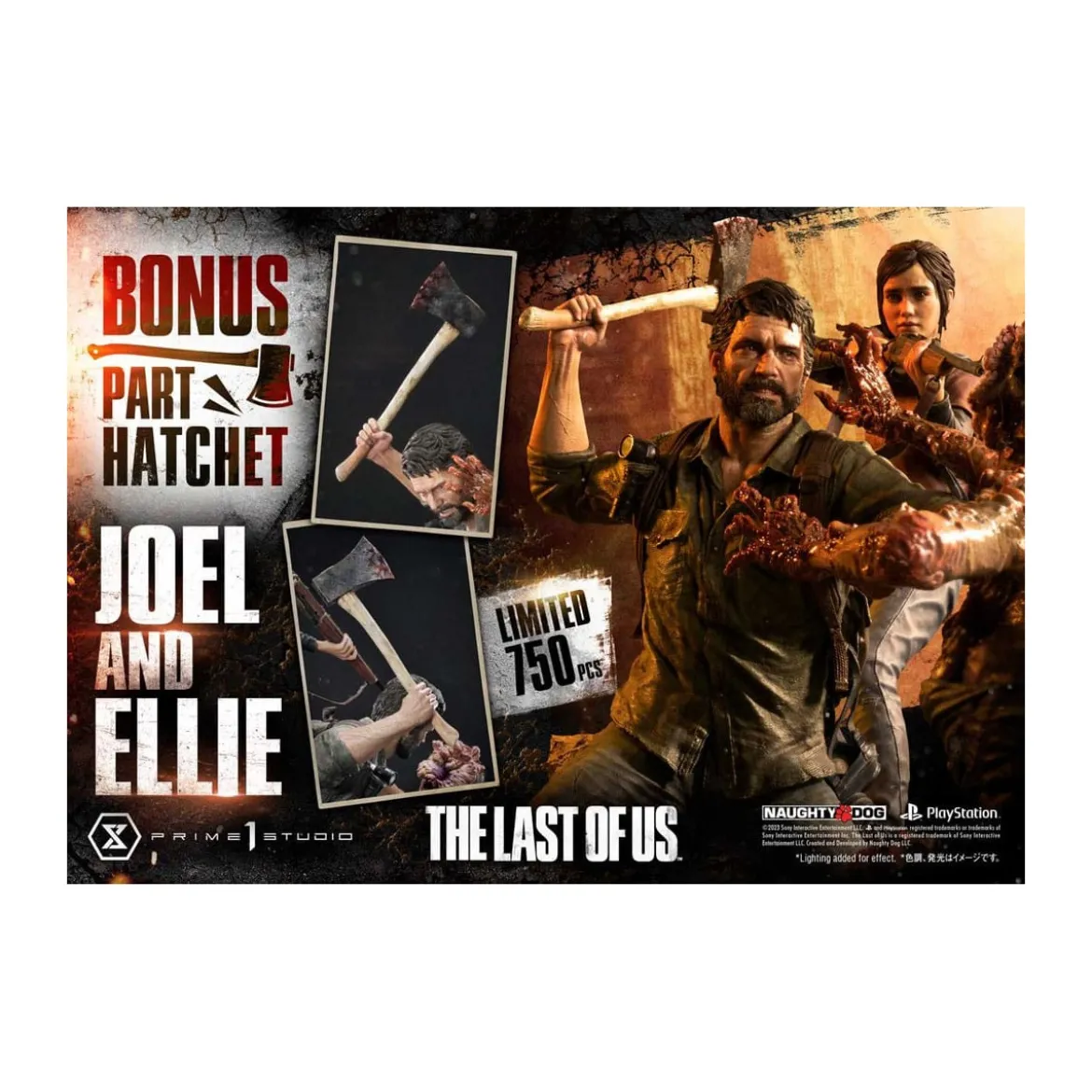 Prime 1 - Joel & Ellie Deluxe Bonus Version (The Last of Us Part I) 1/4 Ultimate Premium Masterline Series
