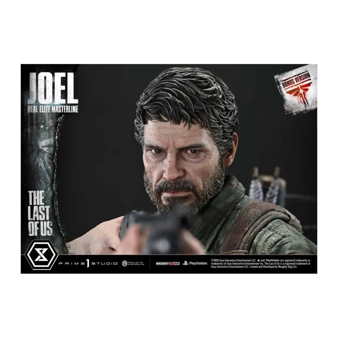 Prime 1 - Joel (The Last of Us Part I) 1/4 Real Elite Masterline Bonus Version