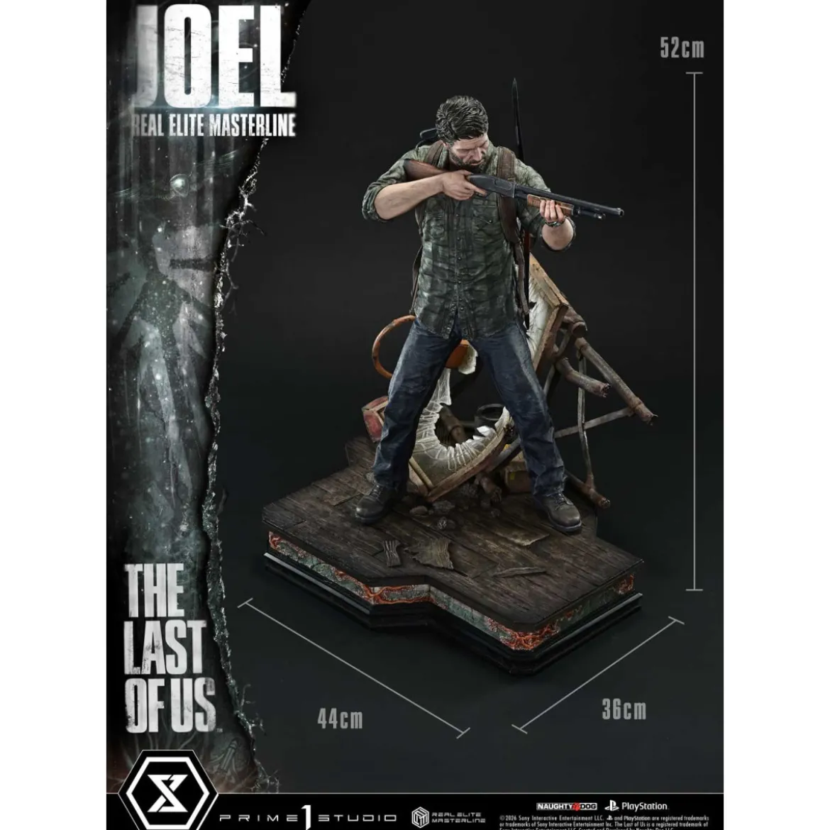 Prime 1 - Joel (The Last of Us Part I) 1/4 Real Elite Masterline Bonus Version