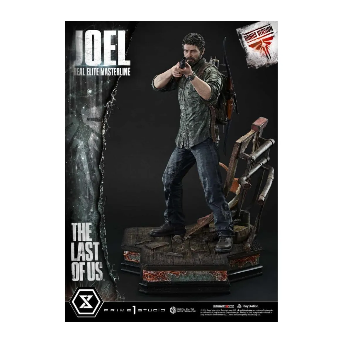 Prime 1 - Joel (The Last of Us Part I) 1/4 Real Elite Masterline Bonus Version
