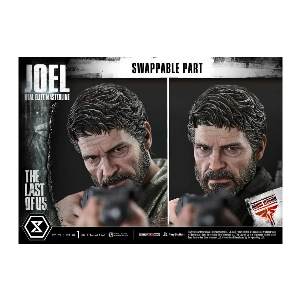 Prime 1 - Joel (The Last of Us Part I) 1/4 Real Elite Masterline Bonus Version