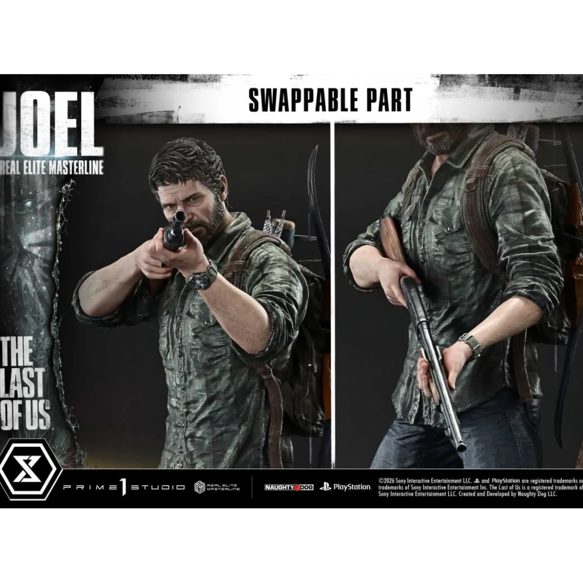 Prime 1 - Joel (The Last of Us Part I) 1/4 Real Elite Masterline Bonus Version
