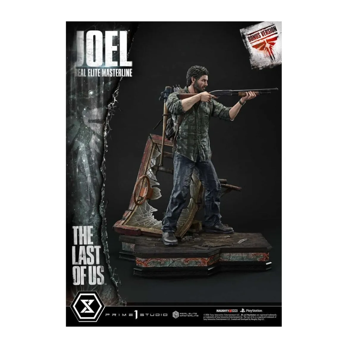 Prime 1 - Joel (The Last of Us Part I) 1/4 Real Elite Masterline Bonus Version