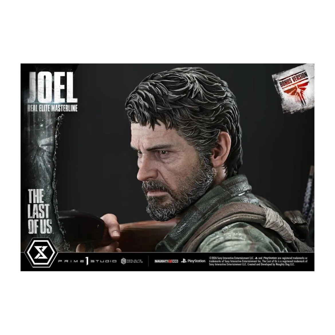 Prime 1 - Joel (The Last of Us Part I) 1/4 Real Elite Masterline Bonus Version