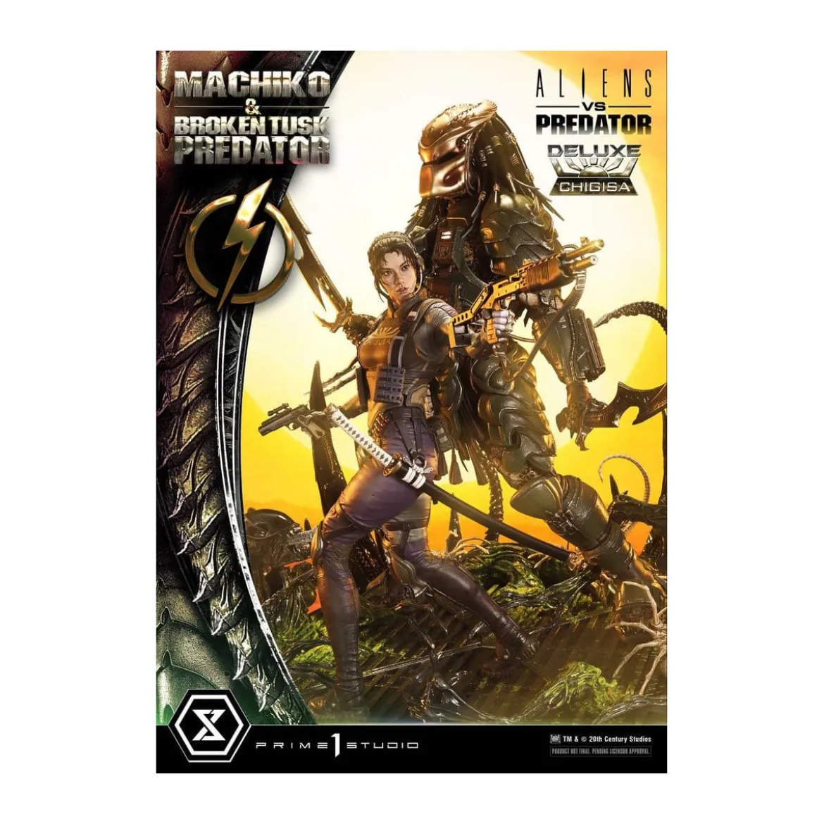 Prime 1 Studio - Aliens vs. Predator (Comic) - Machiko & Broken Tusk DX Bonus Version Ultimate Premium Masterline Series 1/4