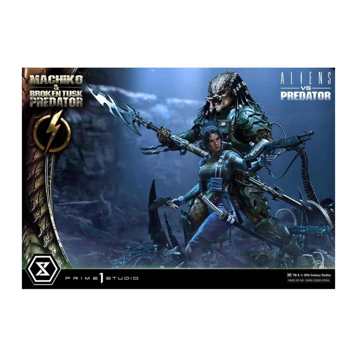 Prime 1 Studio - Aliens vs. Predator (Comic) - Machiko & Broken Tusk DX Bonus Version Ultimate Premium Masterline Series 1/4