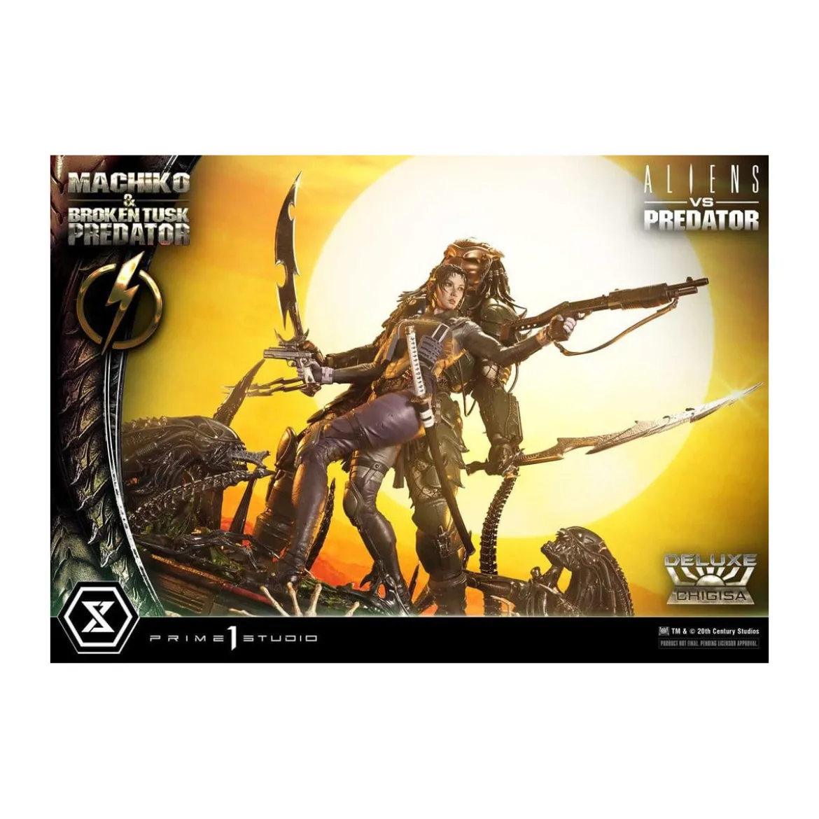 Prime 1 Studio - Aliens vs. Predator (Comic) - Machiko & Broken Tusk DX Bonus Version Ultimate Premium Masterline Series 1/4