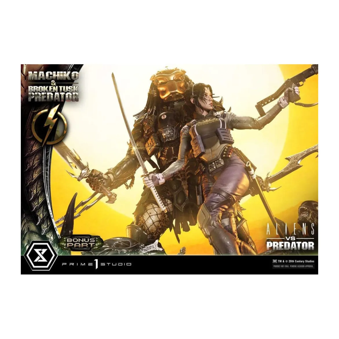 Prime 1 Studio - Aliens vs. Predator (Comic) - Machiko & Broken Tusk DX Bonus Version Ultimate Premium Masterline Series 1/4