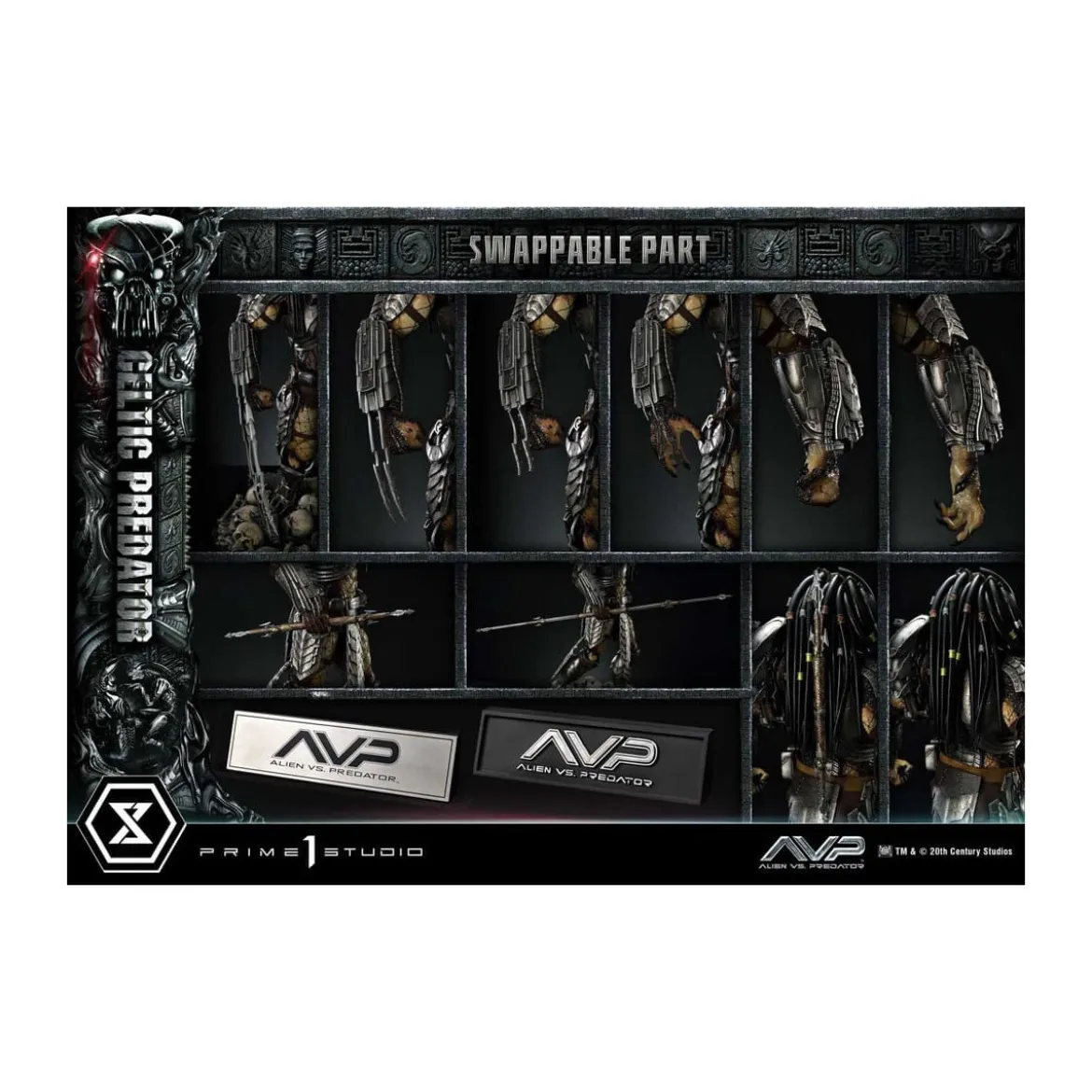 Prime 1 Studio - Alien vs. Predator - Celtic Predator Bonus Ver. Museum Masterline Series 1/3