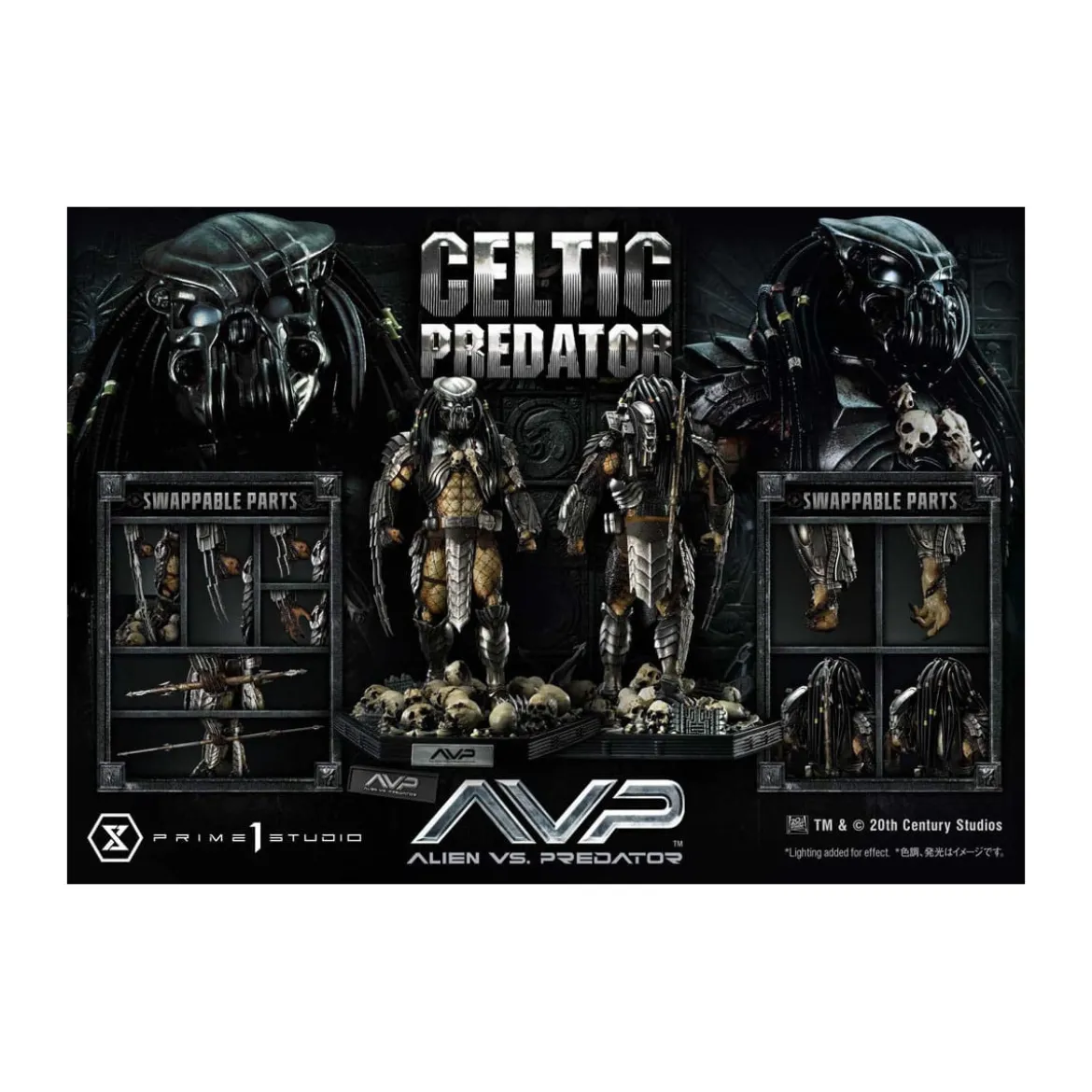 Prime 1 Studio - Alien vs. Predator - Celtic Predator Bonus Ver. Museum Masterline Series 1/3