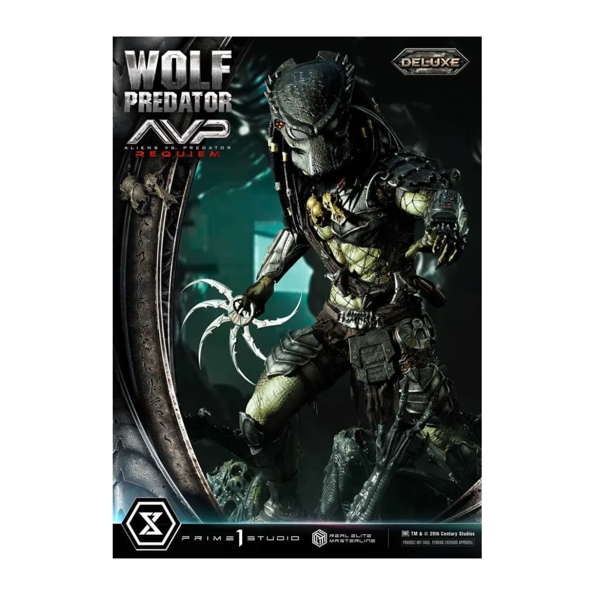 Prime 1 Studio - Alien vs. Predator Requiem - Wolf Predator Deluxe Bonus Ver. Real Elite Masterline Series 1/3