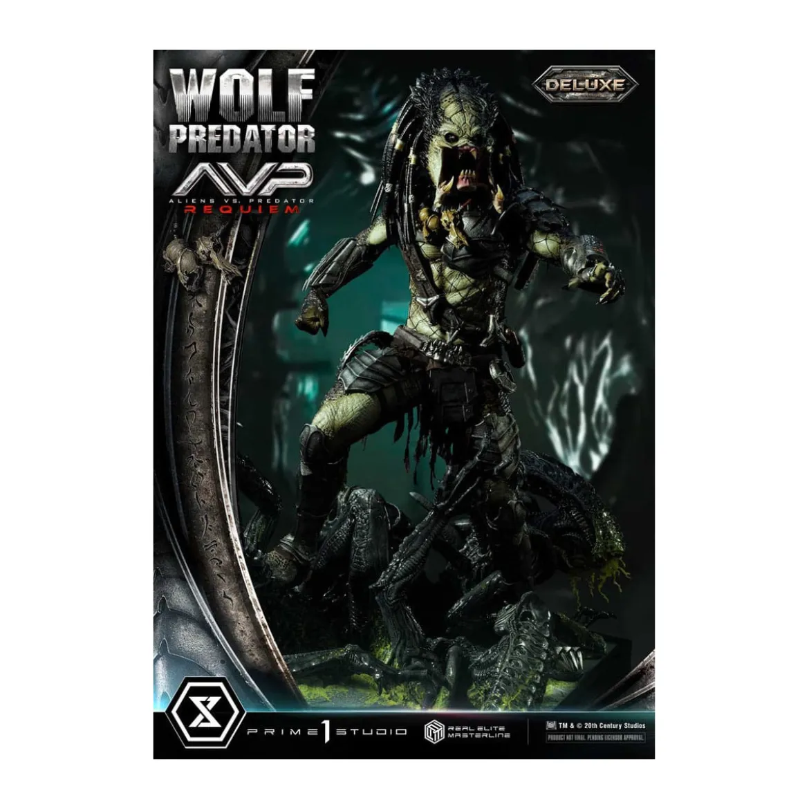 Prime 1 Studio - Alien vs. Predator Requiem - Wolf Predator Deluxe Bonus Ver. Real Elite Masterline Series 1/3