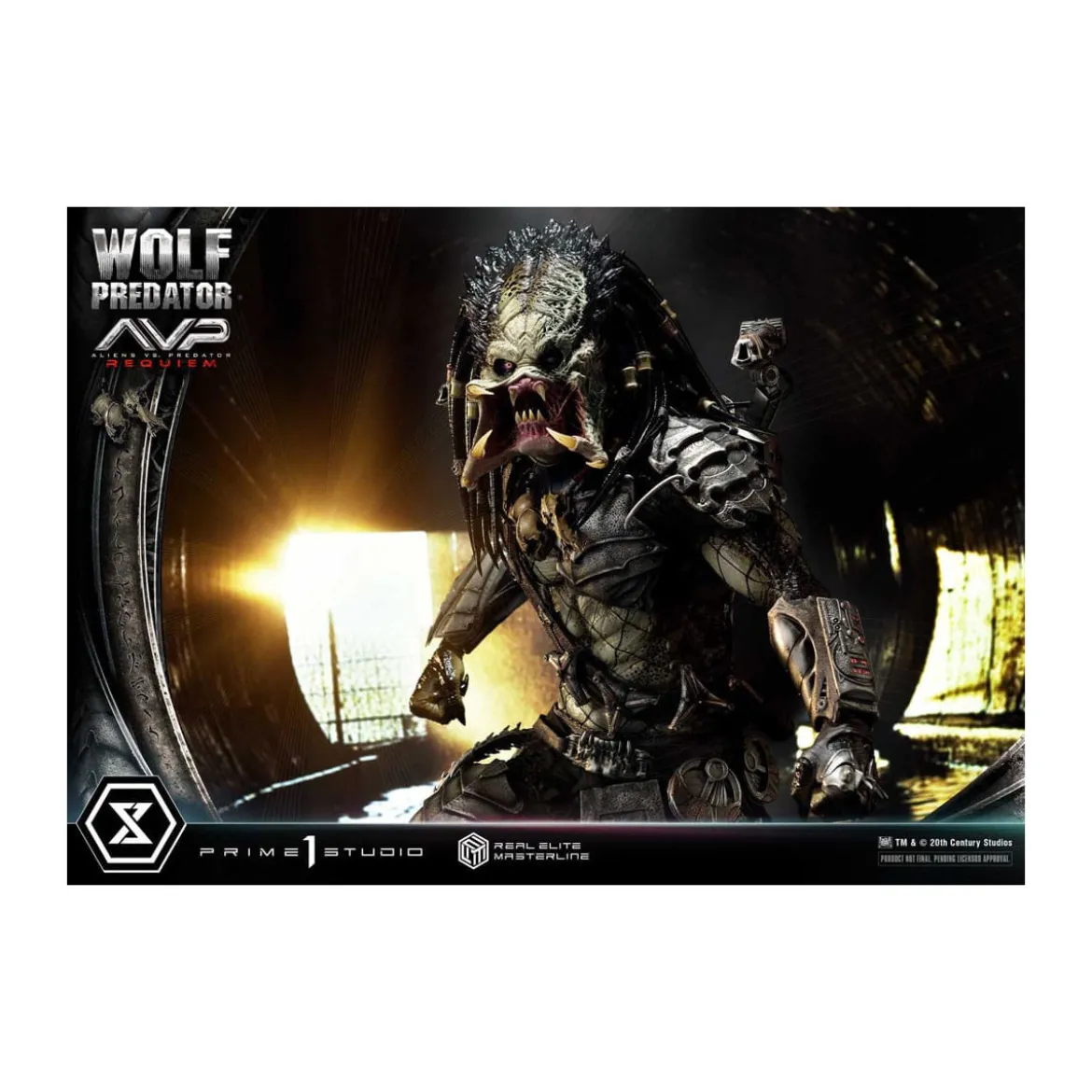 Prime 1 Studio - Alien vs. Predator Requiem - Wolf Predator Deluxe Bonus Ver. Real Elite Masterline Series 1/3