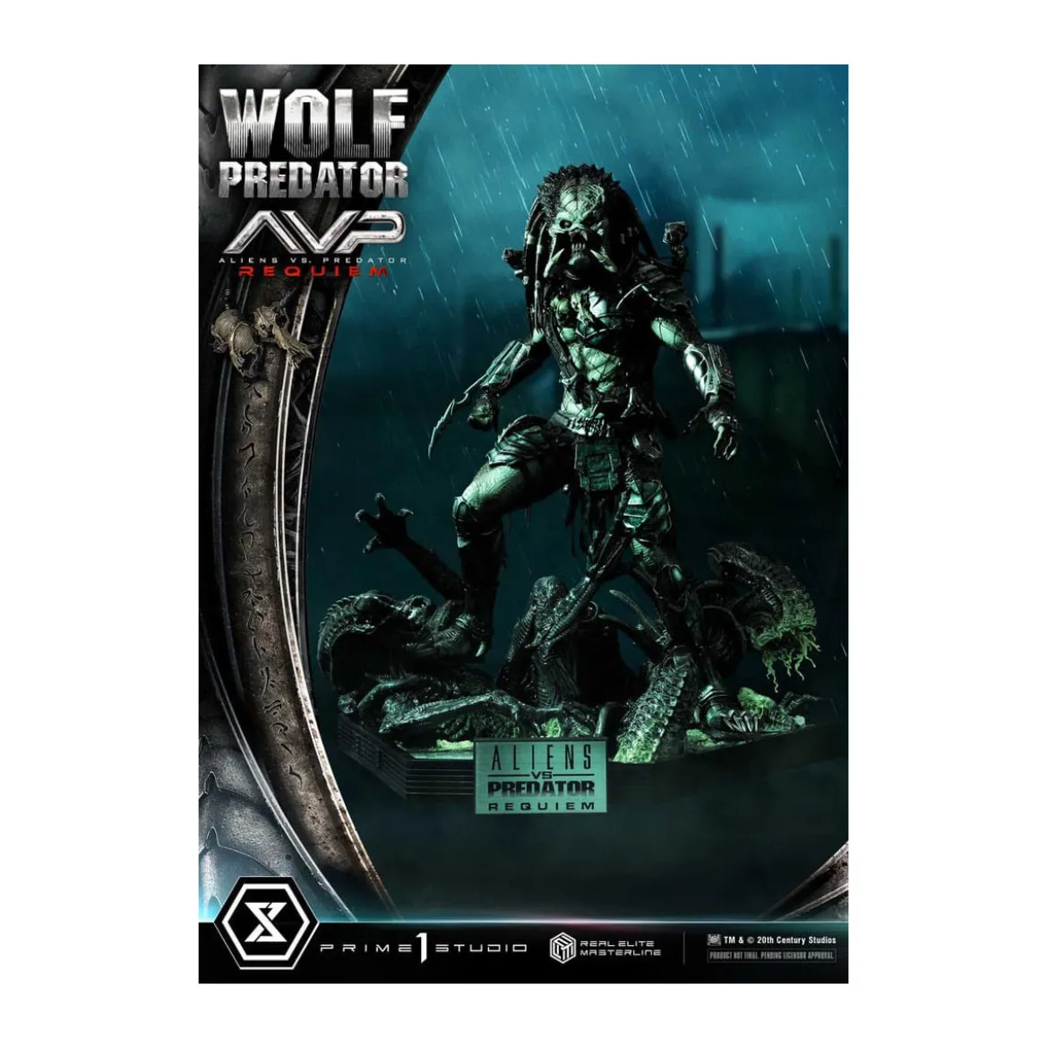 Prime 1 Studio - Alien vs. Predator Requiem - Wolf Predator Deluxe Bonus Ver. Real Elite Masterline Series 1/3