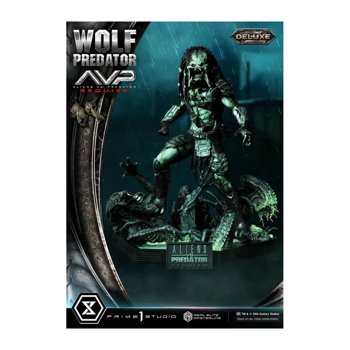 Prime 1 Studio - Alien vs. Predator Requiem - Wolf Predator Deluxe Bonus Ver. Real Elite Masterline Series 1/3