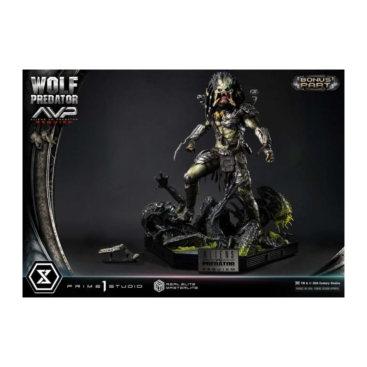 Prime 1 Studio - Alien vs. Predator Requiem - Wolf Predator Deluxe Bonus Ver. Real Elite Masterline Series 1/3