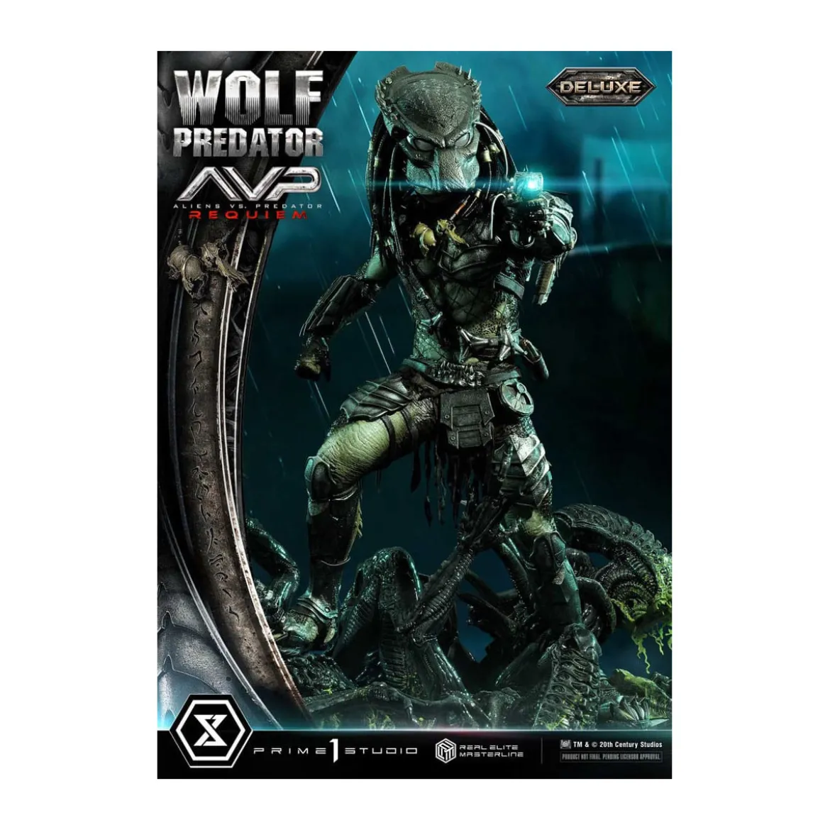 Prime 1 Studio - Alien vs. Predator Requiem - Wolf Predator Deluxe Bonus Ver. Real Elite Masterline Series 1/3
