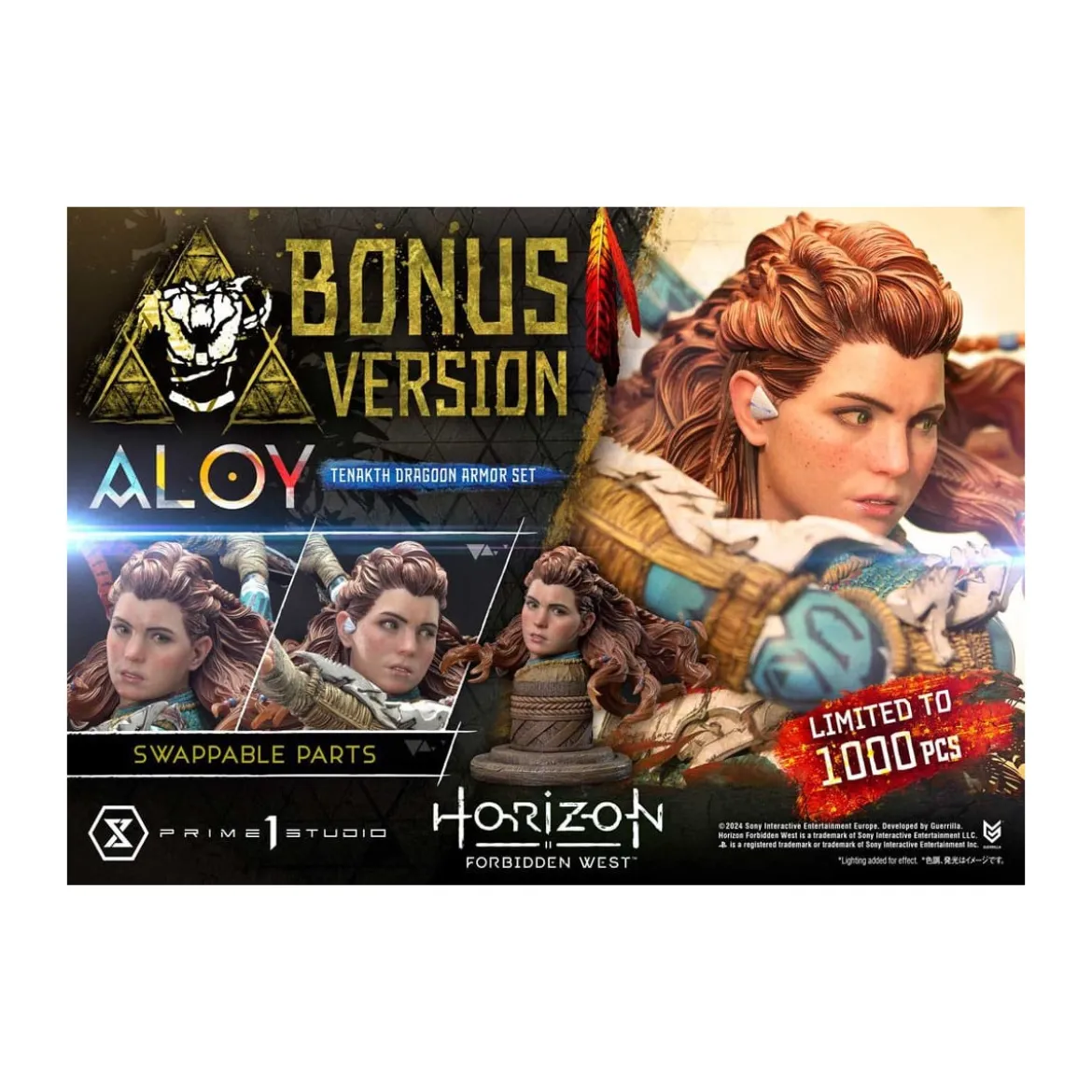 Prime 1 Studio - Aloy Bonus Version Tenakth Dragoon - Horizon Forbidden West Ultimate Premium Masterline Series 1/4