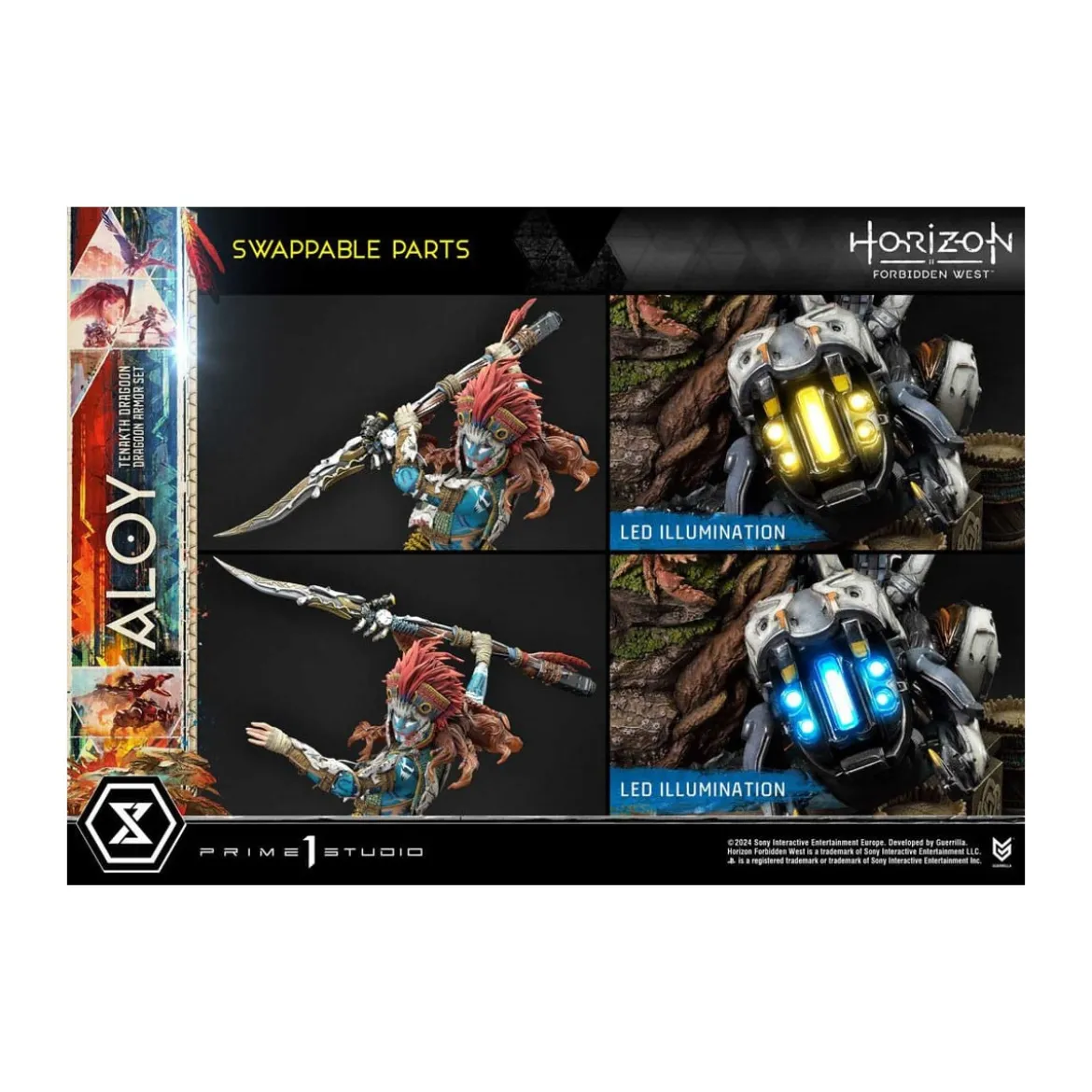 Prime 1 Studio - Aloy Bonus Version Tenakth Dragoon - Horizon Forbidden West Ultimate Premium Masterline Series 1/4