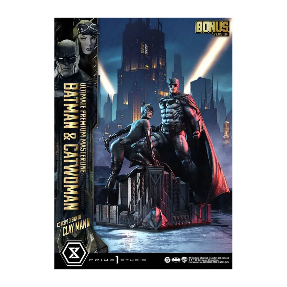 Prime 1 Studio - Batman & Catwoman (Concept Design by Clay Mann) Bonus Version - Ultimate Premium Masterline Series 1/4