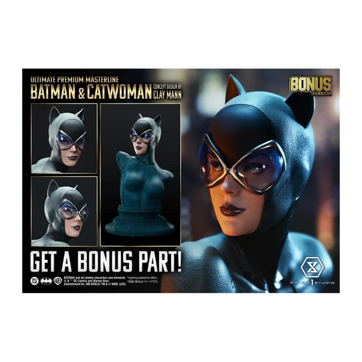 Prime 1 Studio - Batman & Catwoman (Concept Design by Clay Mann) Bonus Version - Ultimate Premium Masterline Series 1/4
