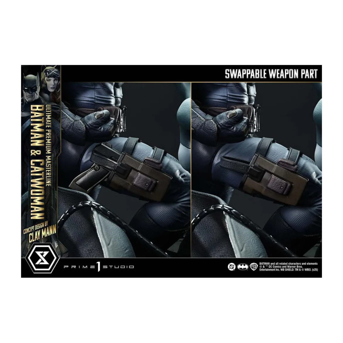 Prime 1 Studio - Batman & Catwoman (Concept Design by Clay Mann) Bonus Version - Ultimate Premium Masterline Series 1/4