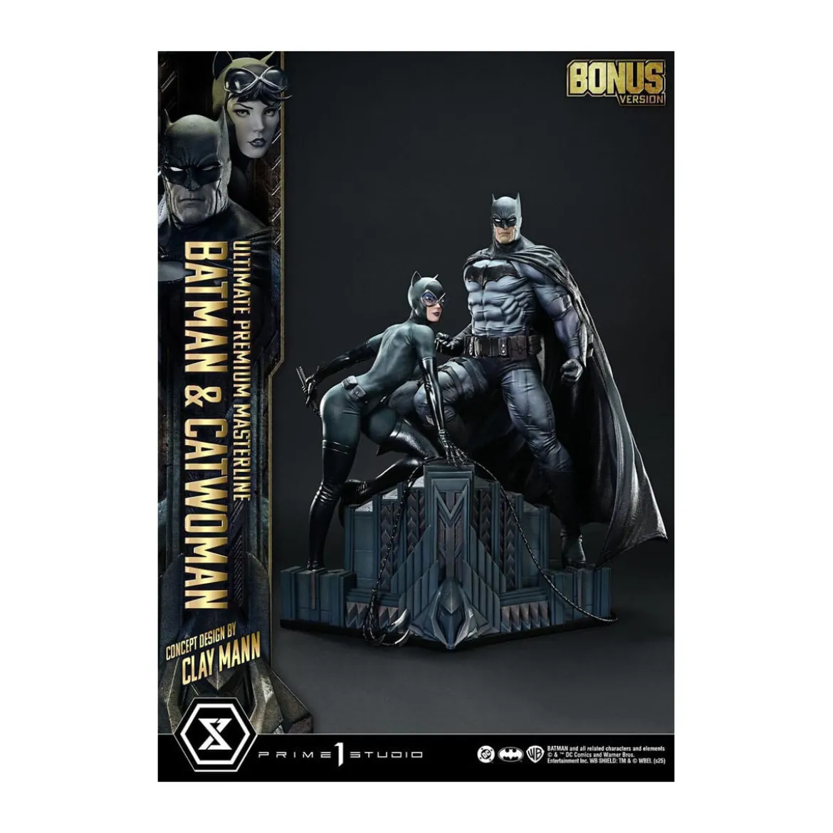 Prime 1 Studio - Batman & Catwoman (Concept Design by Clay Mann) Bonus Version - Ultimate Premium Masterline Series 1/4