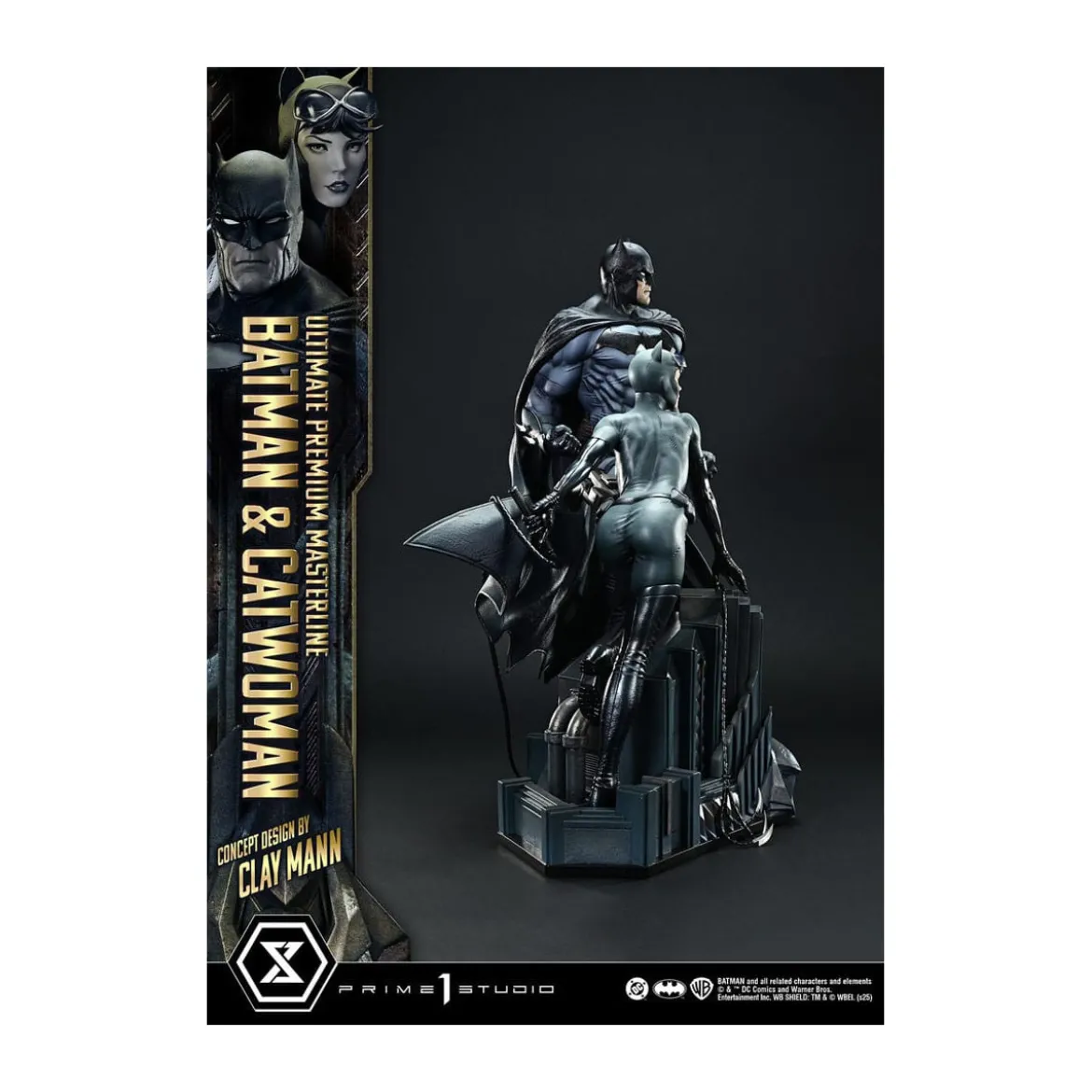 Prime 1 Studio - Batman & Catwoman (Concept Design by Clay Mann) Bonus Version - Ultimate Premium Masterline Series 1/4