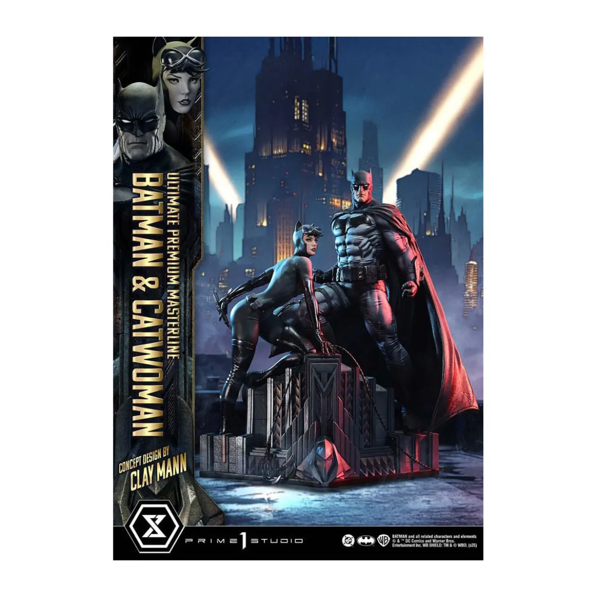 Prime 1 Studio - Batman & Catwoman (Concept Design by Clay Mann) - Ultimate Premium Masterline Series 1/4