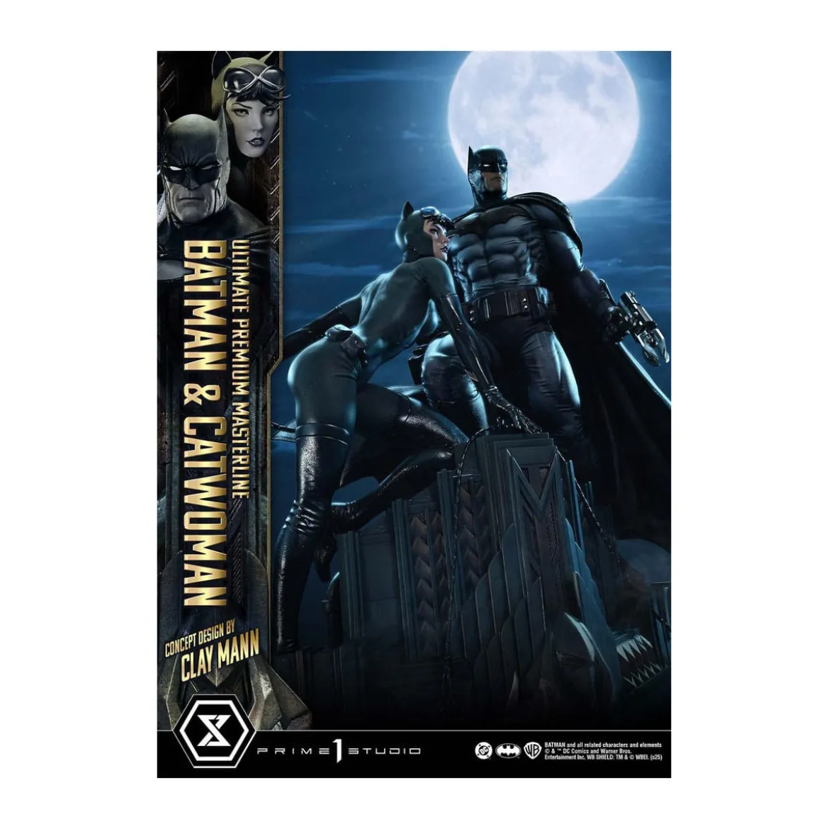 Prime 1 Studio - Batman & Catwoman (Concept Design by Clay Mann) - Ultimate Premium Masterline Series 1/4