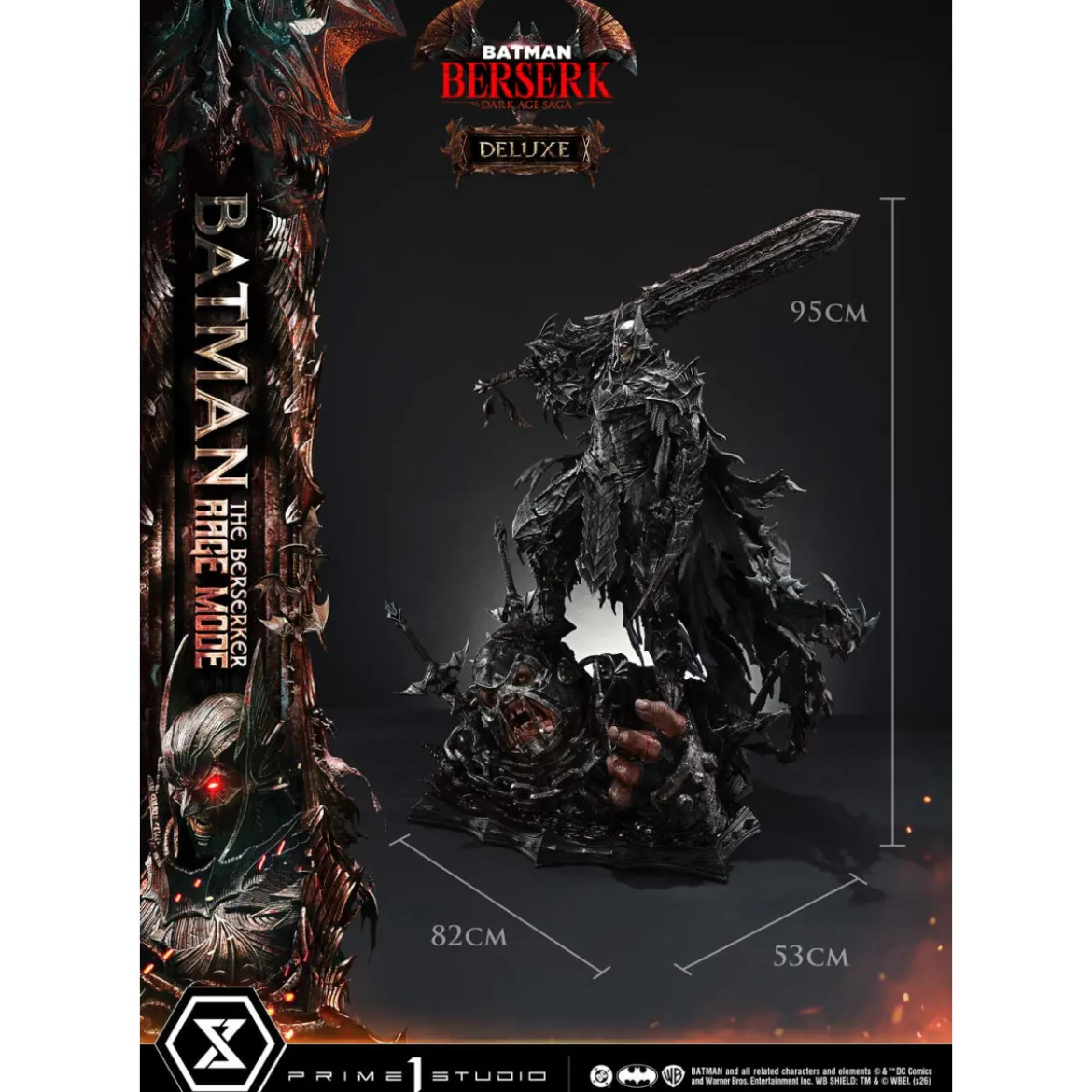 Prime 1 Studio - Batman: The Berserker Rage Mode DX Bonus Version Ultimate Premium Masterline Series 1/4