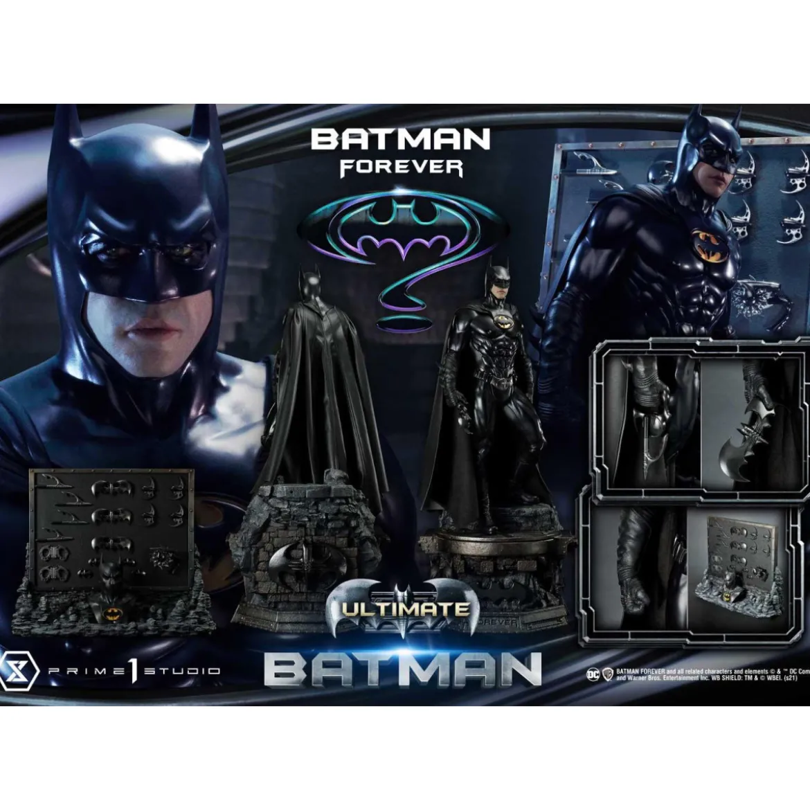 Prime 1 Studio - Batman Ultimate Bonus Version - Batman Forever Museum Masterline Series 1/3