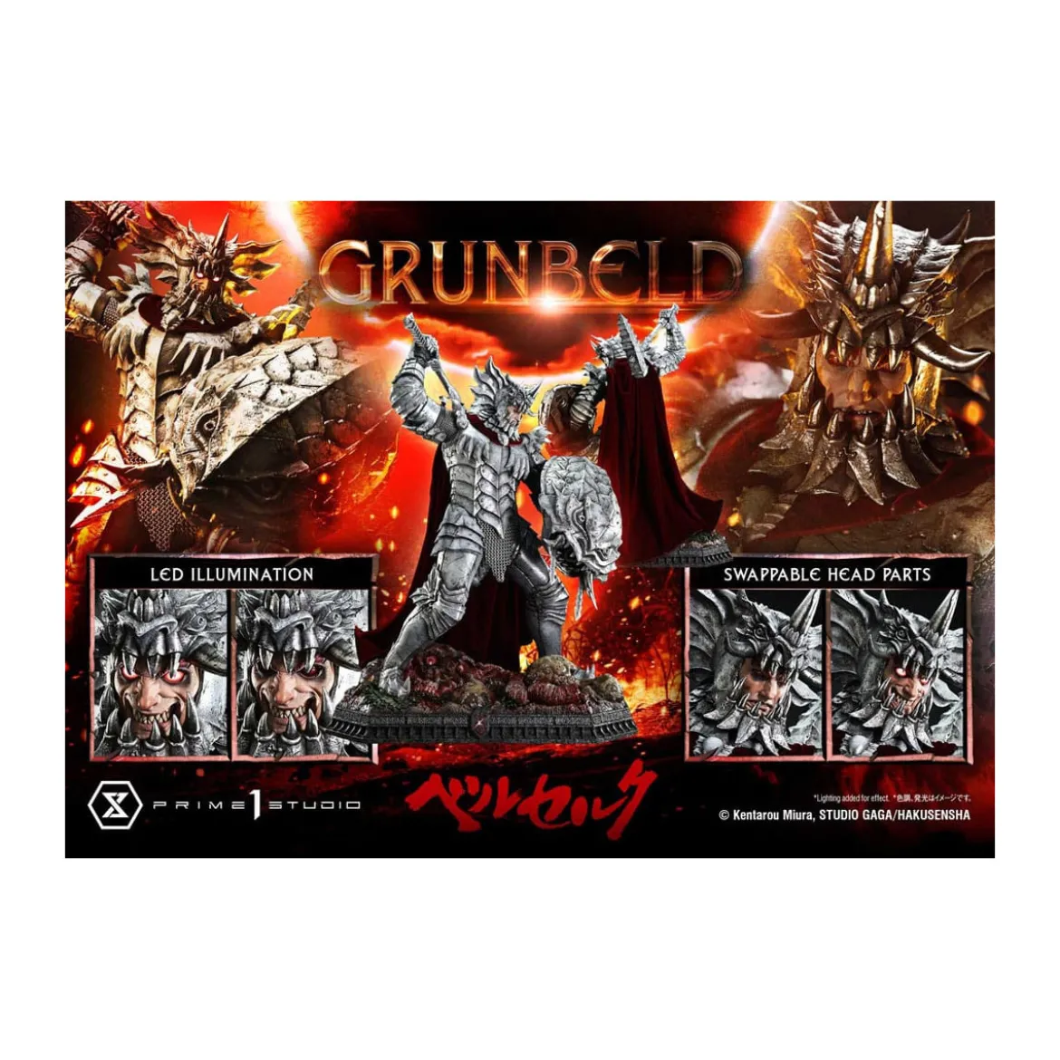 Prime 1 Studio Berserk - Grunbeld (Grunbeld vs. Guts) 1/4 Ultimate Premium Masterline