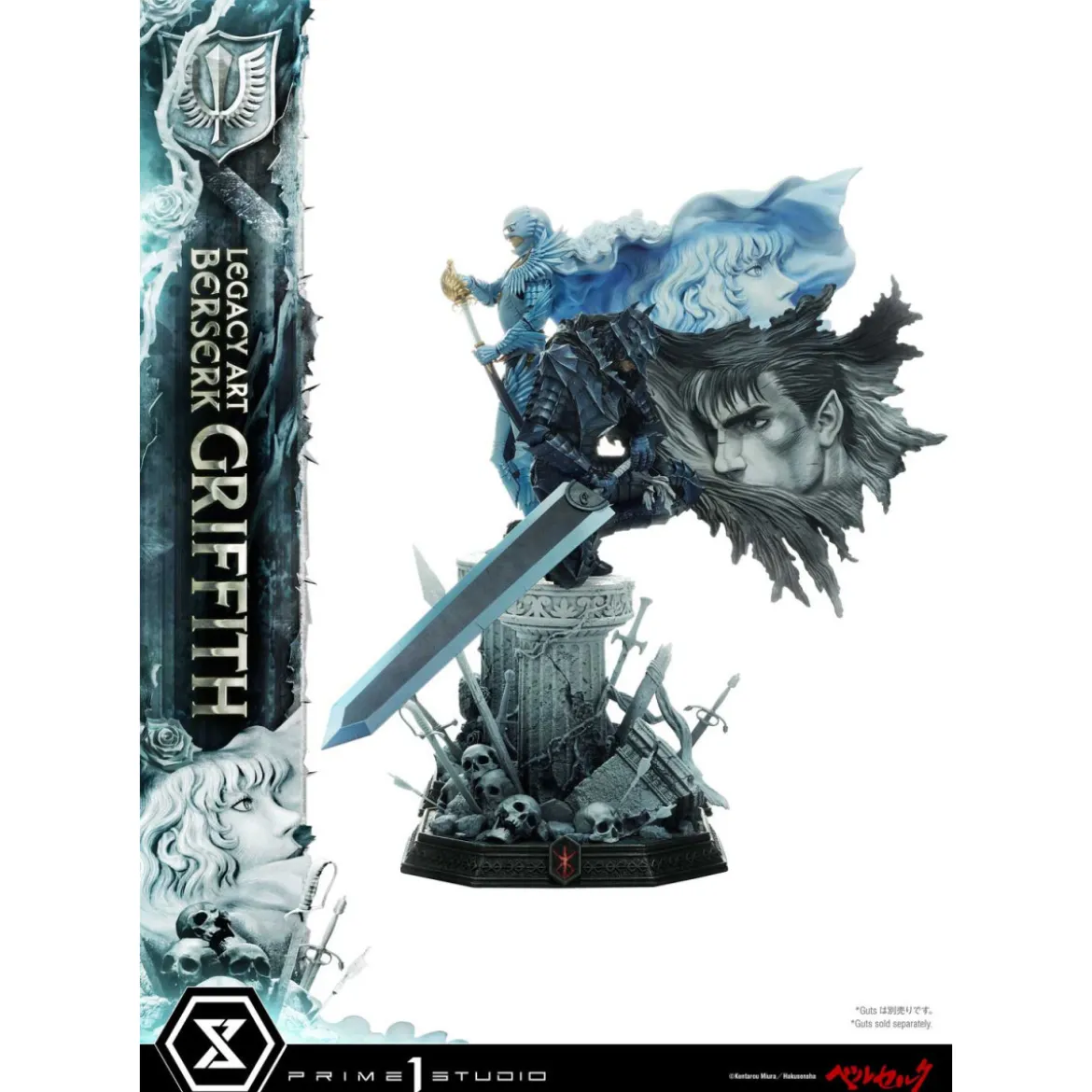 Prime 1 Studio Berserk - Kentaro Miura Legacy Art Berserker GRIFFITH Bonus Version 1/6 Scale Statue