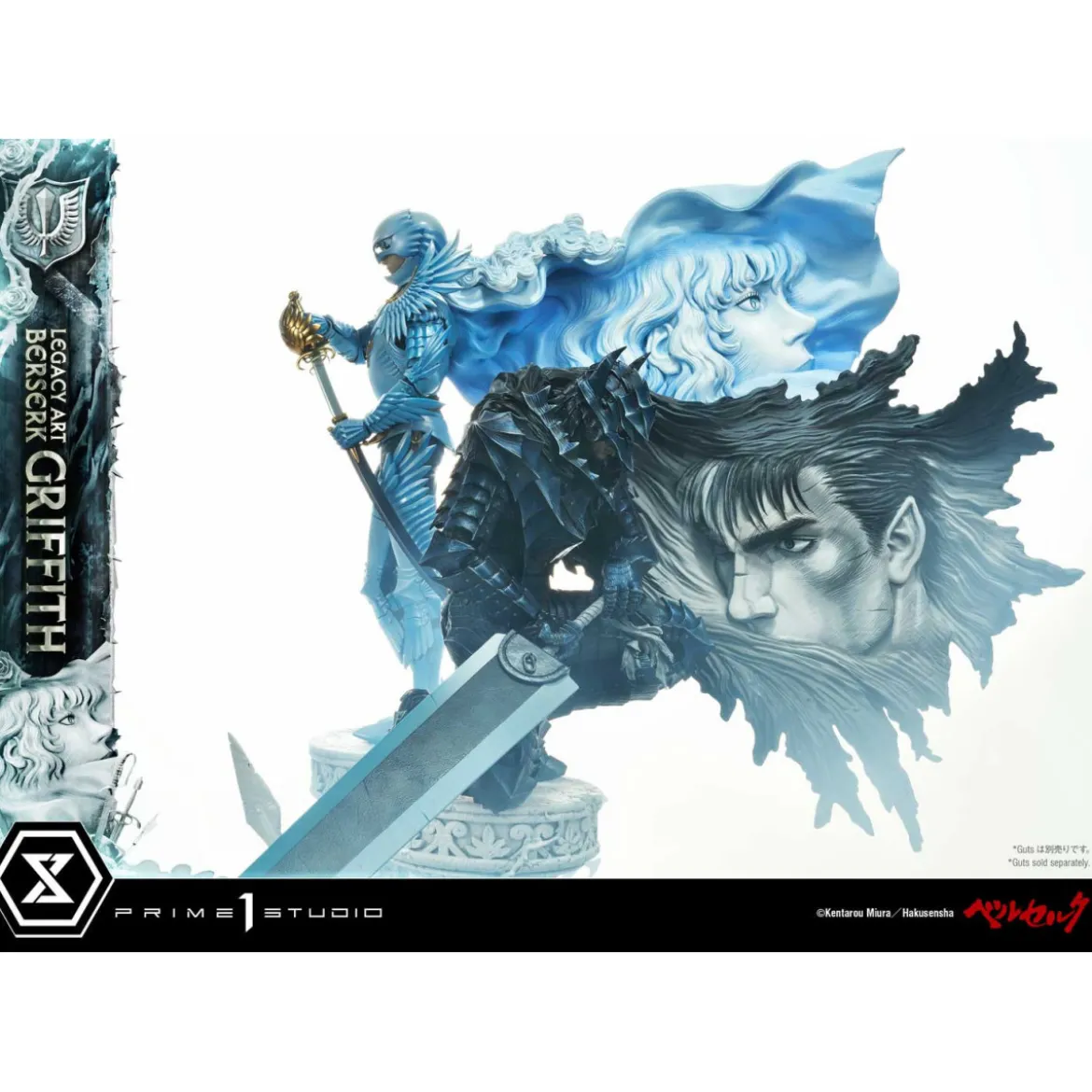 Prime 1 Studio Berserk - Kentaro Miura Legacy Art Berserker GRIFFITH Bonus Version 1/6 Scale Statue